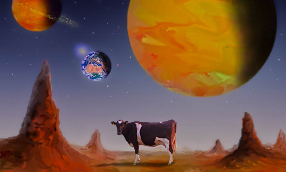Lost in Space: Erde und Kuh auf Wüstenplanet